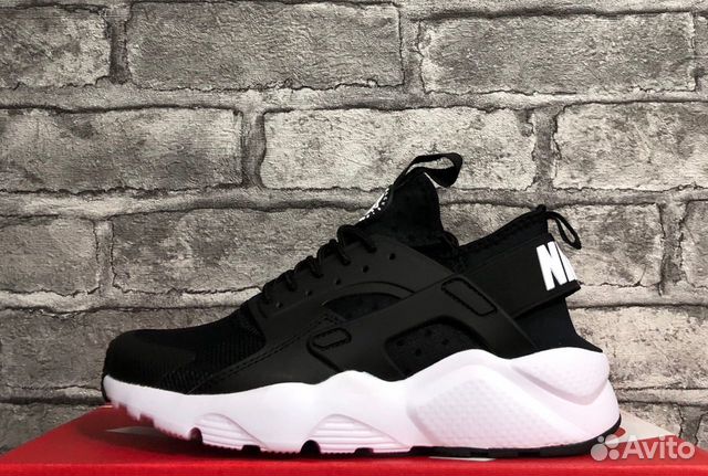 huarache ultra black white