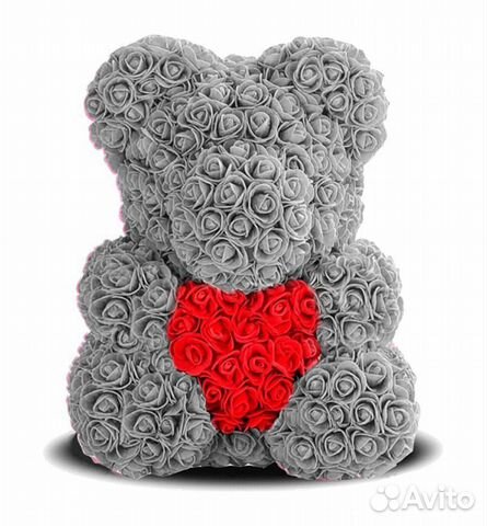 Мишка из роз