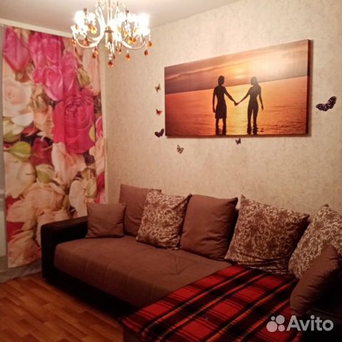 

1-к. квартира, 37 м², 2 кровати