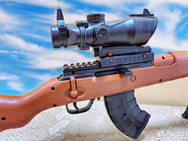 Детская снайперская винтовка KAR 98 с лцу и глушит Детская снайперская винтовка KAR 98 с лцу и глушит