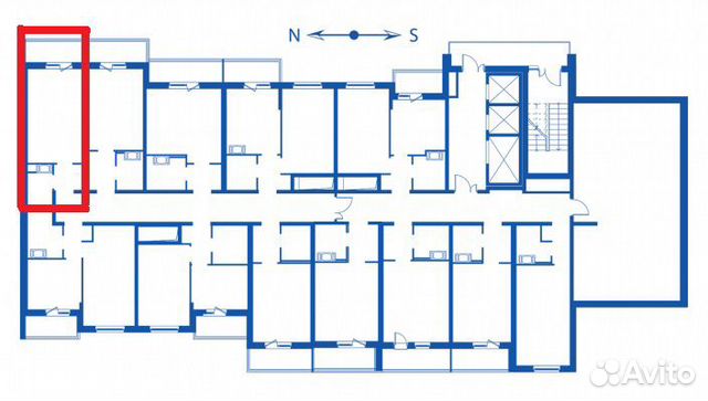 Студия, 25 м², 4/19 эт. Студия, 25 м², 4/19 эт.