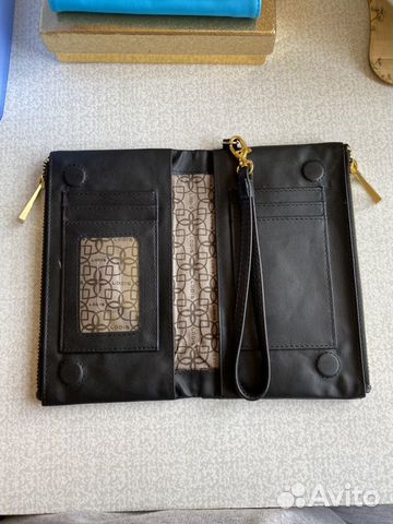 Кошелек кожаный черный Lodis