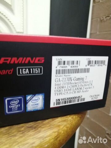 Материнская плата gigabyte Z170X-gaming 7 Материнская плата gigabyte Z170X-gaming 7