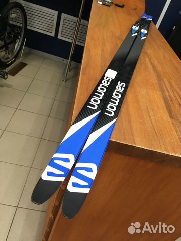 Новые беговые лыжи (с креплениями) Salomon s-max s