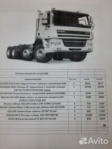 Продаю запчасти