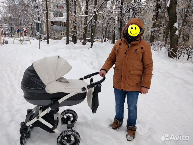 Коляска Tako Mega Line 3 в 1. эко кожа