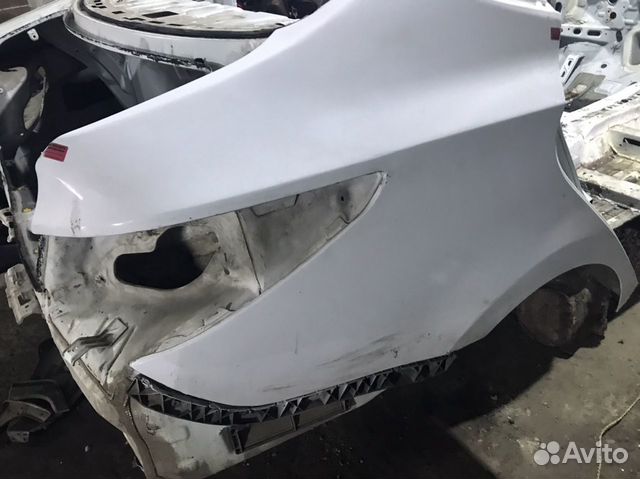 Задняя четверть лево в сборе на Хендай Солярис 1 Задняя четверть лево в сборе на Хендай Солярис 1