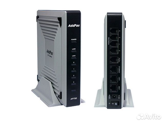 AddPac аналоговый Voip шлюз на 4 порта FXS H.323