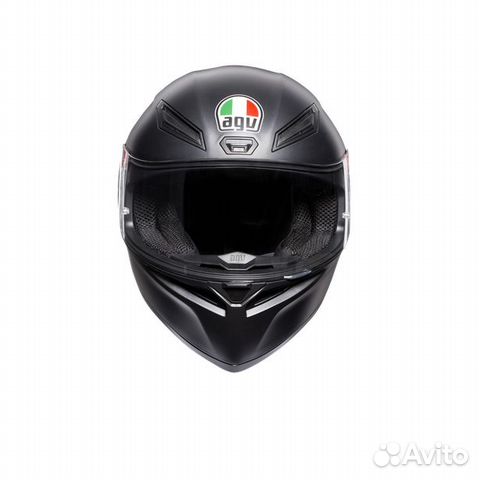 Шлем интеграл K1 AGV solid, matt black / L Шлем интеграл K1 AGV solid, matt black / L