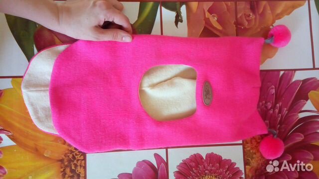 Шапка шлем для девочки