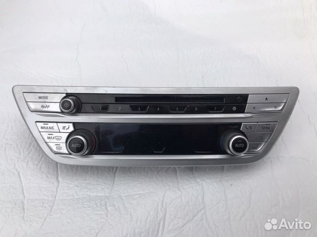 BMW G11 G12 панель управления климатом и аудио