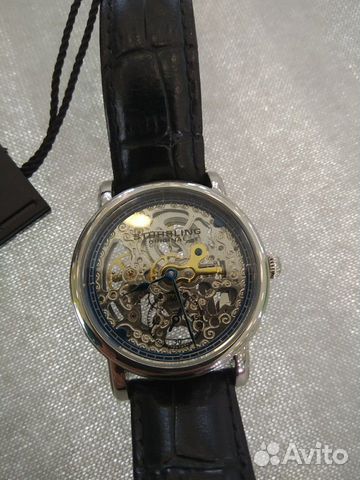 Часы механические Stuhrling скелетон(США)