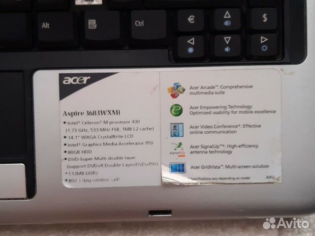 Ноутбук aser aspire3680 Ноутбук aser aspire3680