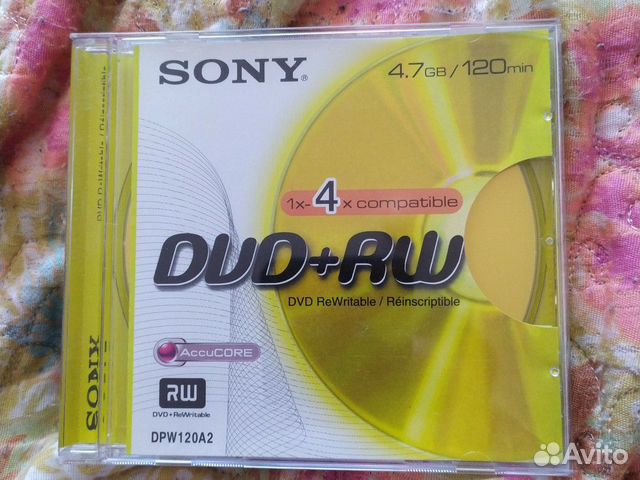Балванка DVD+RW 2 шт Балванка DVD+RW 2 шт