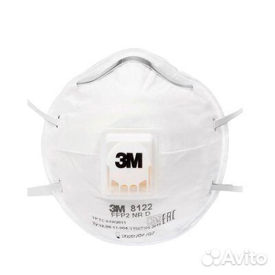 3M 8122 FFP2 NR D маска респиратель