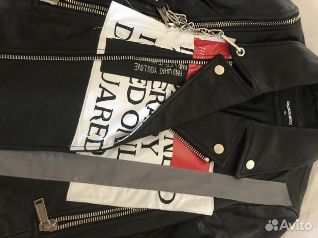 Кожаная куртка-косуха dsquared2 оригинал Кожаная куртка-косуха dsquared2 оригинал