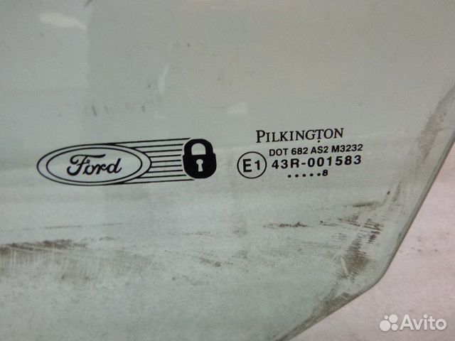 Стекло двери передней левой ford fiesta 2001-2007