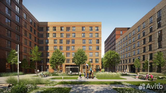 1-к квартира, 39.9 м², 3/6 эт. 1-к квартира, 39.9 м², 3/6 эт.