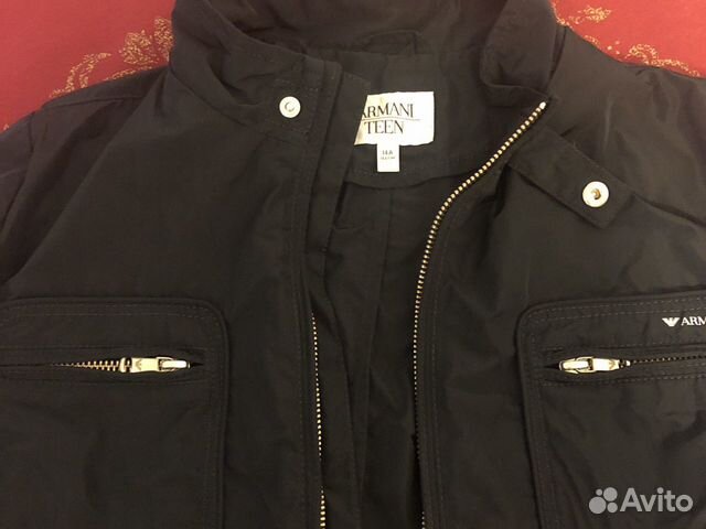 Куртка ветровка Armani Teen унисекс Куртка ветровка Armani Teen унисекс