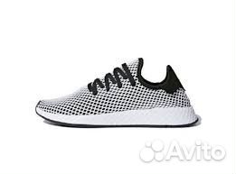 Adidas Deerupt белые с чёрным Adidas Deerupt белые с чёрным