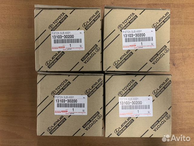 Поршень 0.5 новый оригинал Toyota LC Prado 150