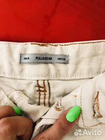 Шорты джинсовые pull&bear Шорты джинсовые pull&bear