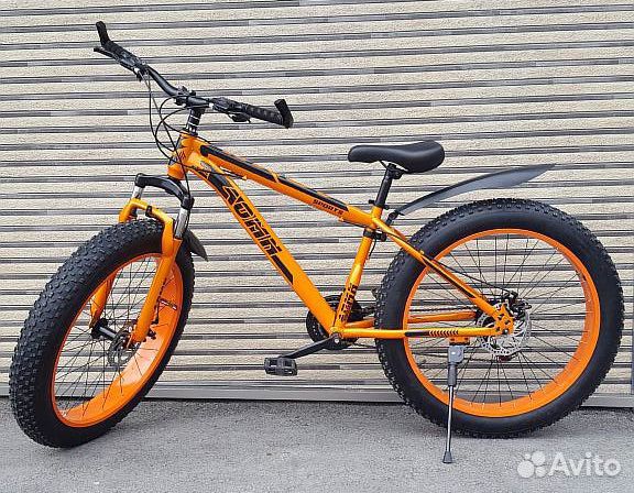 Велосипед aohm fatbike HZ 26 фэтбайк orange Велосипед aohm fatbike HZ 26 фэтбайк orange