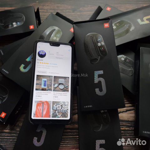 Фитнес браслет Xiaomi Mi Band 5 (в наличии в Москв Фитнес браслет Xiaomi Mi Band 5 (в наличии в Москв