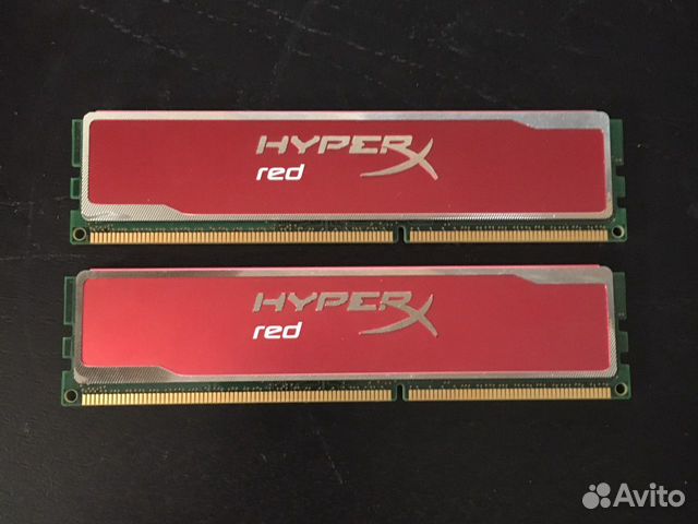 Оперативная память kingston hyperx red ddr3 2x4gb