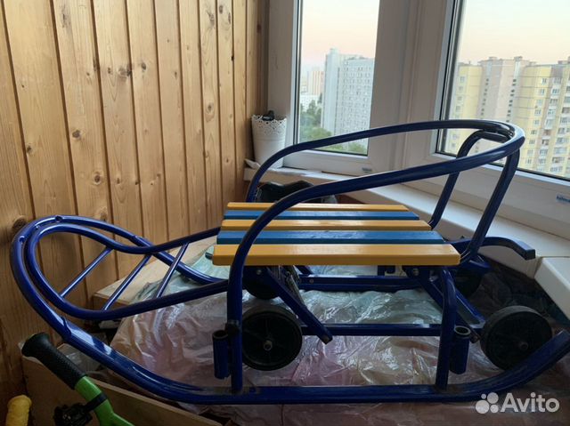 Санки с большими колесами Санки с большими колесами