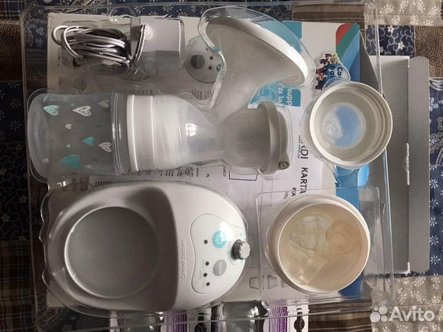 Молокоотсос электрический Canpol с бутылочкой Молокоотсос электрический Canpol с бутылочкой