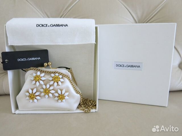Dolce&Gabbana новая сумка белая оригинал