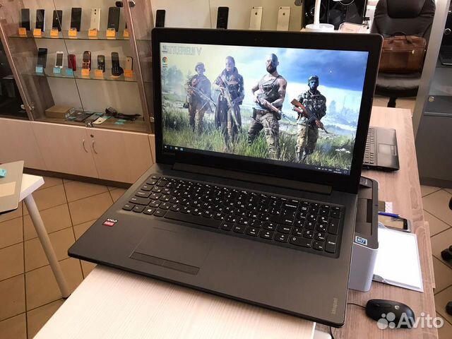 Игровой ноутбук Lenovo 4ядра 8Gb 1TB FullHD