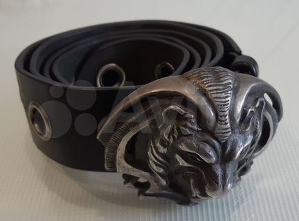 Ремень кожаный с пряжкой