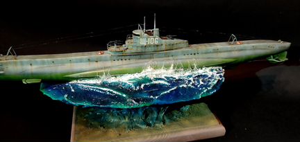 Модель подвой лодки Щ -106