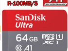 SanDisk Ultra A1 microsdxc Class 10 64Gb новая