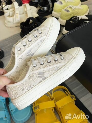 Кружевные кеды Dior Walk’N’Dior