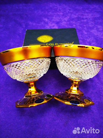 Креманки Чехия Bohemia Фелиция Cristal Neart 12 см