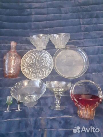 Посуда из стекла времен СССР