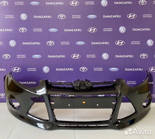 Бампер Передний Ford Focus 3 (11-15) Чёрный
