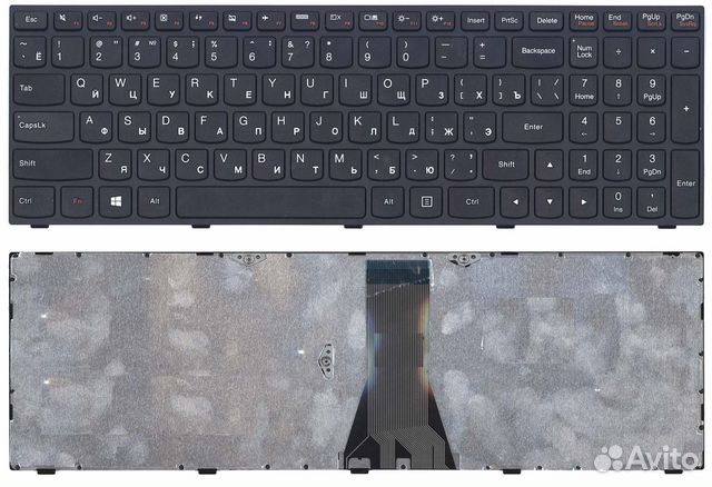Клавиатура Lenovo IdeaPad G50-70, G50-30 черная