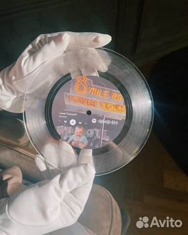 Виниловая пластинка с любым треком и фото 7/10/12