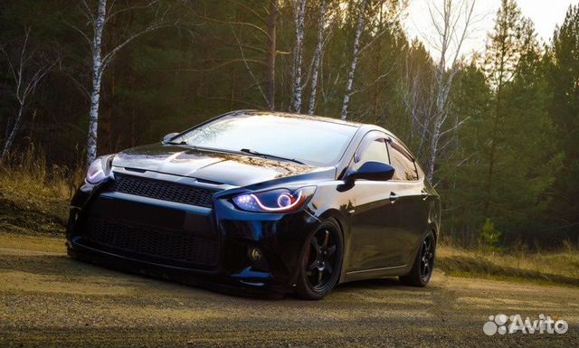 Тюнинг обвес IFlow Sport на Hyundai Solaris