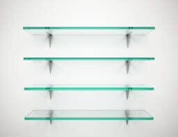 Полка, стеллаж, витрина, стеклянная полочка