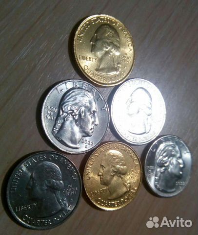 Монеты США памятные квотер
