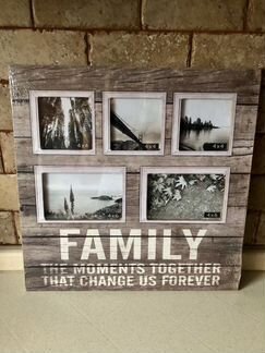 Рамка для фотографий с надписью 40Х40см