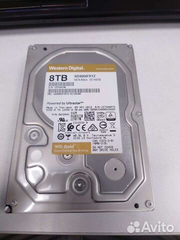 Жесткий диск wd gold 8 tb