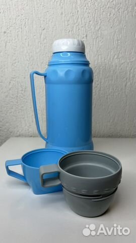 Термос со стеклянной колбой 1 литр