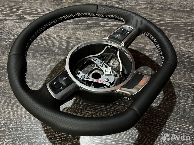Спорт руль audi S-line RS скос лепестки