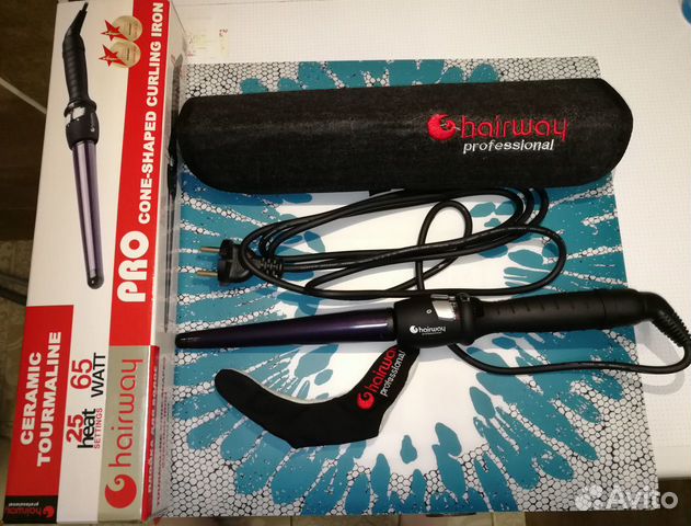 Плойка Hairway Ceramic PRO конусная керамическая